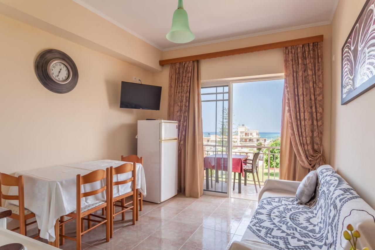 Christine Seaside Apartments In Chania Stalos Luaran gambar