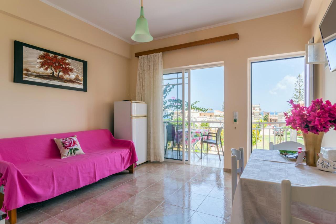 Christine Seaside Apartments In Chania Stalos Luaran gambar