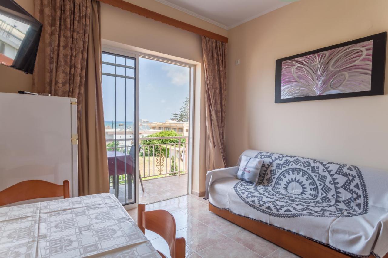 Christine Seaside Apartments In Chania Stalos Luaran gambar