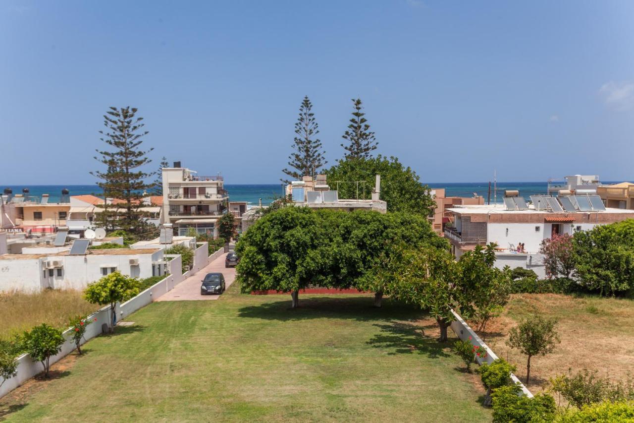 Christine Seaside Apartments In Chania Stalos Luaran gambar