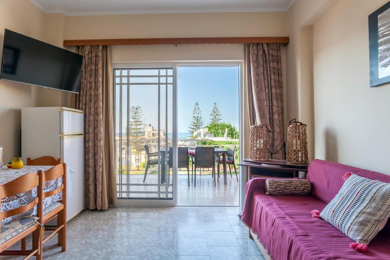 Christine Seaside Apartments In Chania Stalos Luaran gambar